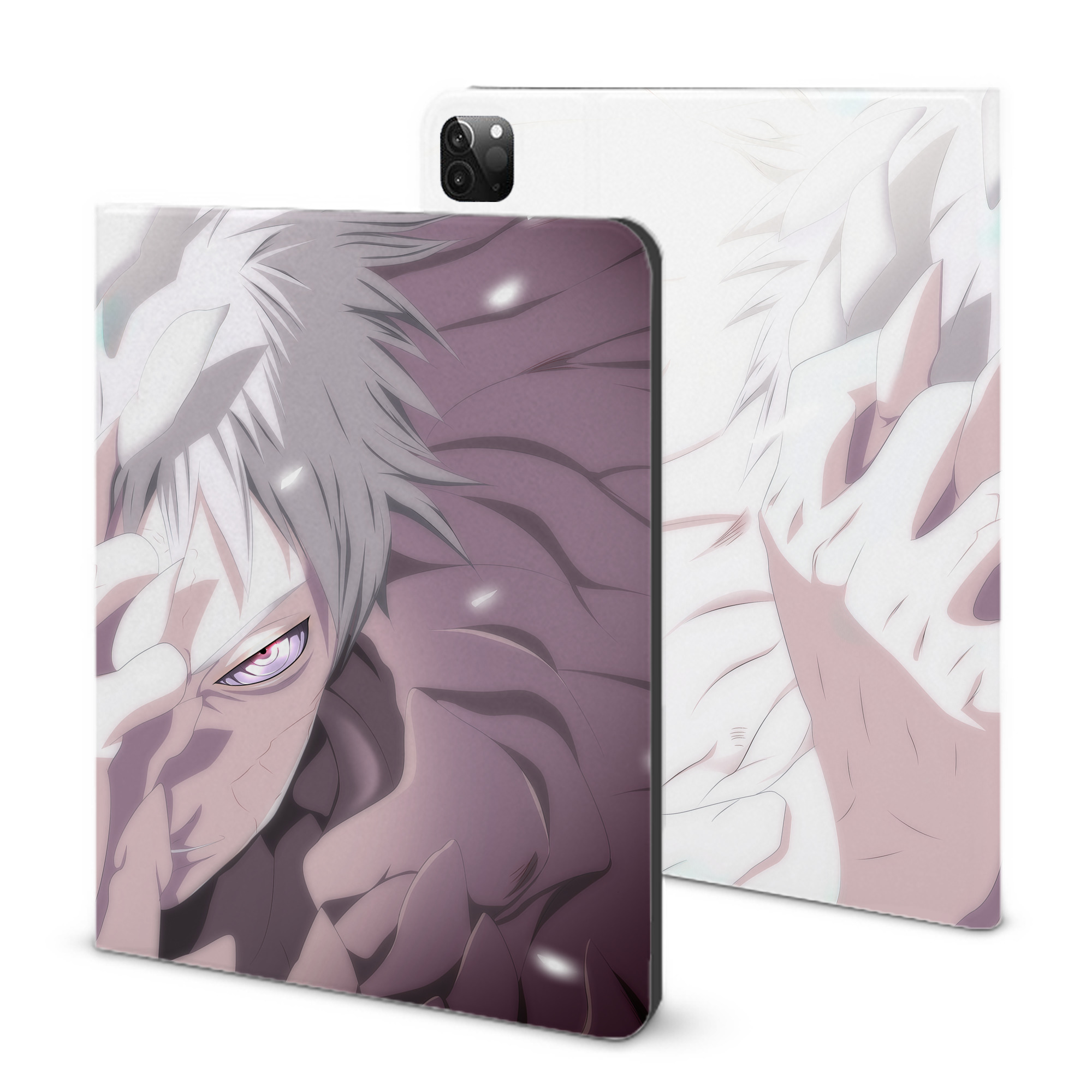 （画像用） NARUTO -ナルト- NARUTO -ナルト- 疾風伝 IPadケース ペンホルダー付き ブックスタイルデザイン